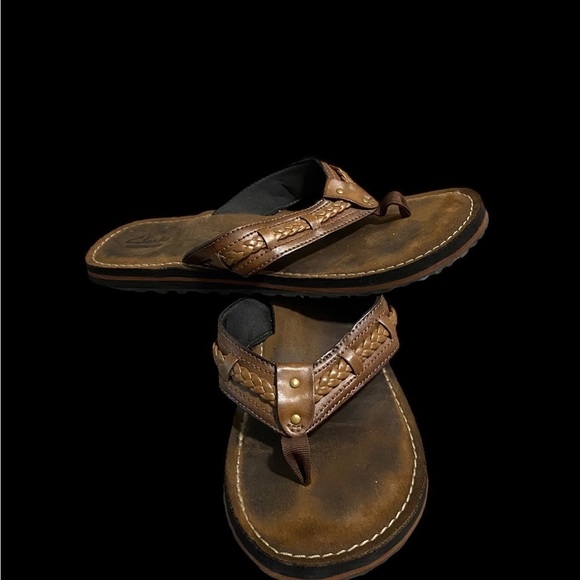 Clarks Women's Thong FENNER NERICE Honey Slip-on Flip Flop Sandal Shoes Size 9 - Picture 13 of 14